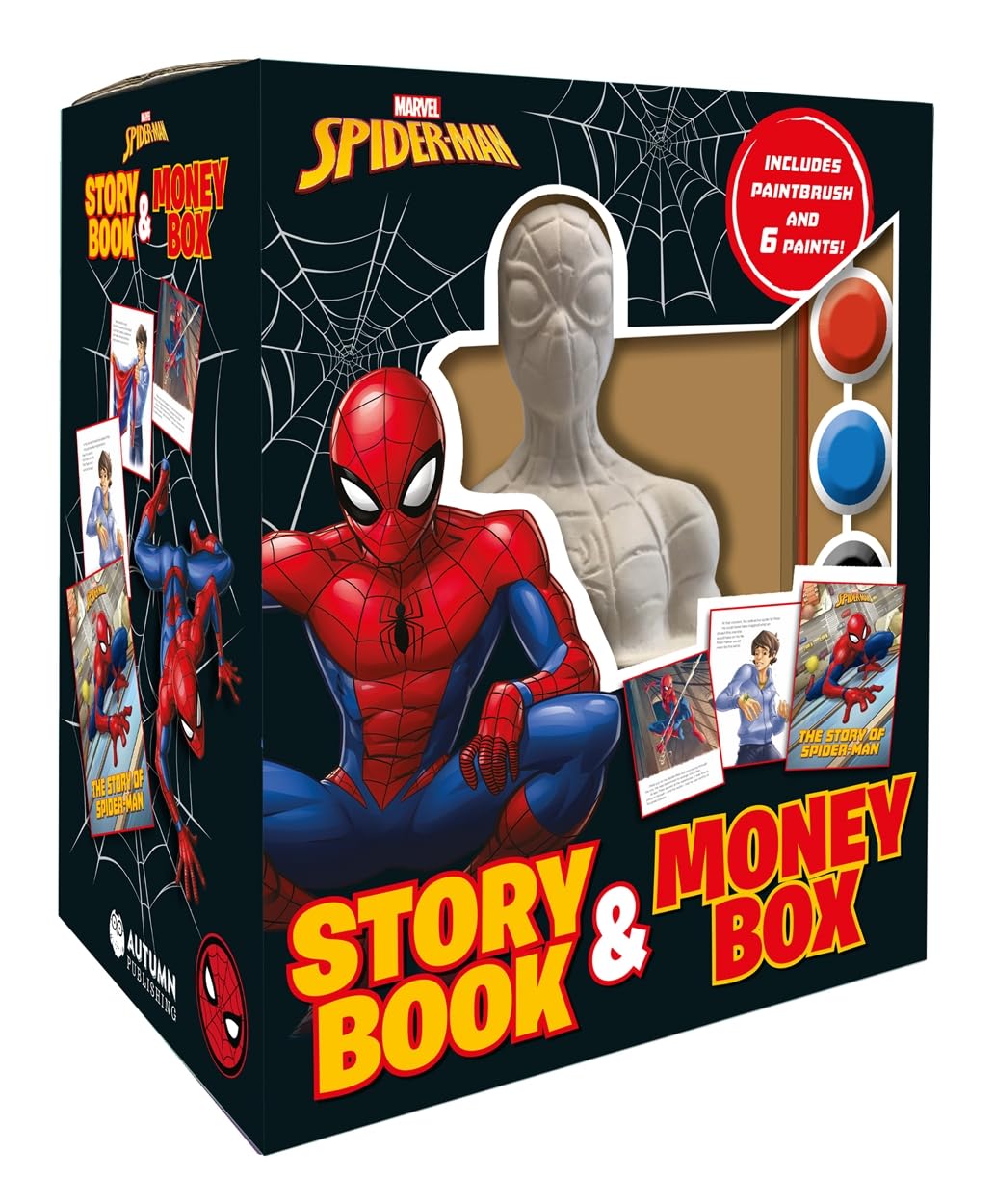 Marvel Spider-Man: Story Book and Money Box