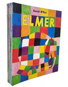 Elmer 10 Book Pack Elmer Elmer and the Butterfly Elmer and the Monster Elmer and the Flood Elmers Walk Elmer and Aunt Zelda Elmer and Snake Elmer and the Rainbow Elmer and the Whales Elmer and the Hippos