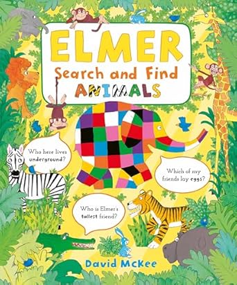 Elmer Search and Find Animals