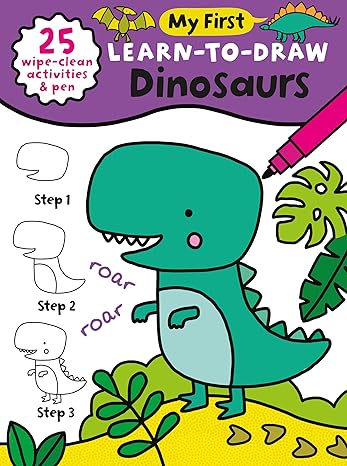 Learn to Draw Dinosaurs - Wipe Clean Activity Book