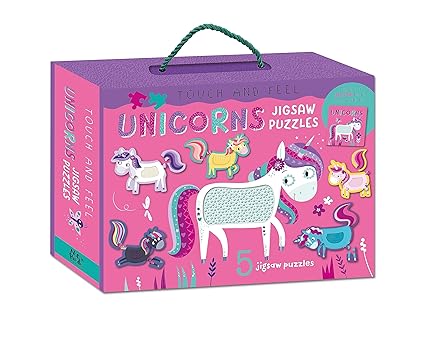 Touch and Feel Puzzle and Board Book Set