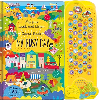 My First Look and Find Sound Book: My Busy Da