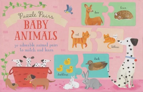 Puzzle Pairs Baby Animals Box Set