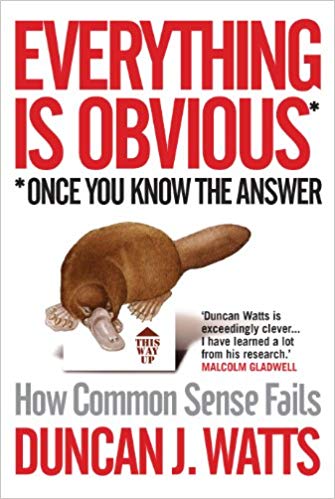 Everything is Obvious: Why Common Sense is Nonsense