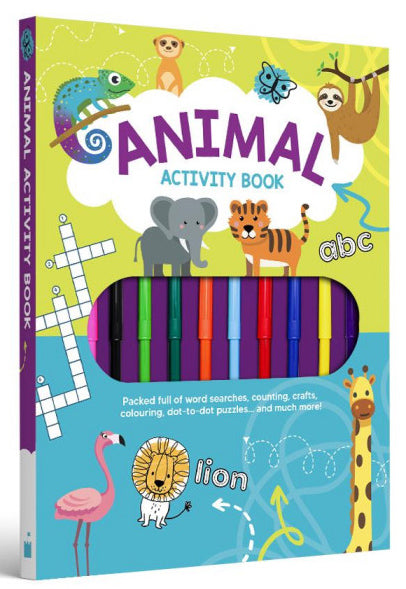 Activity Books with Pens  Animal