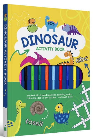 Activity Books with Pens Dinasaur