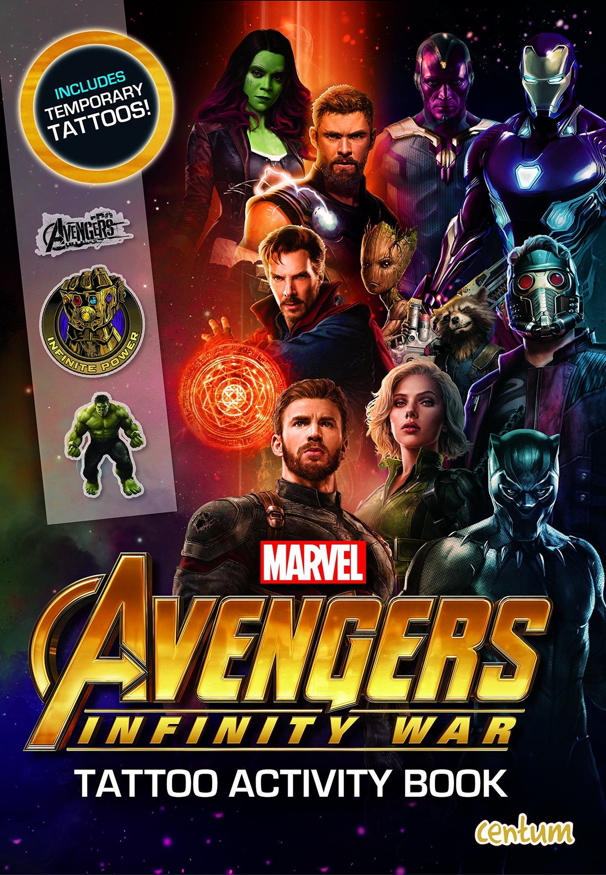 Avengers Infinity War - Tattoo Book