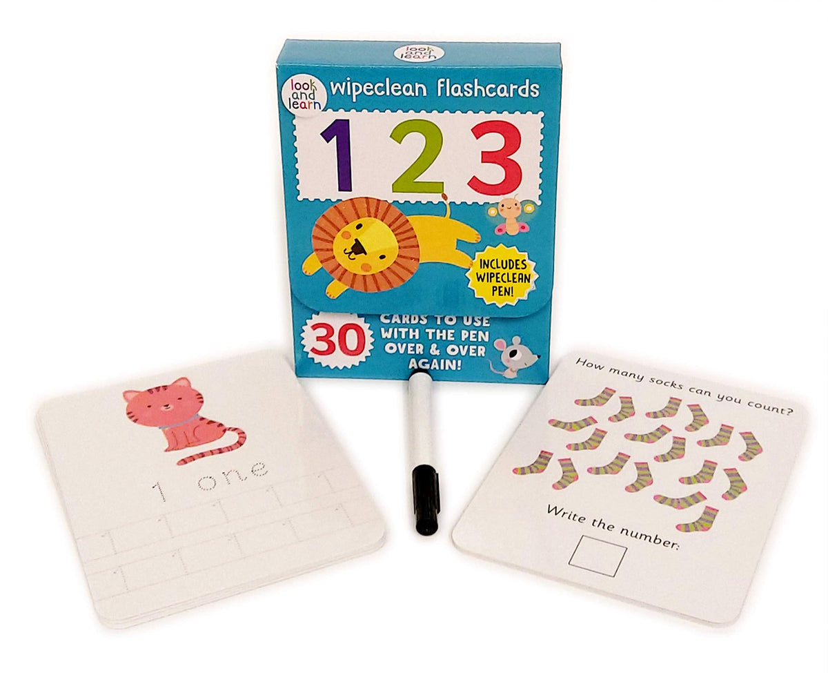 Wipeclean flashcards 123