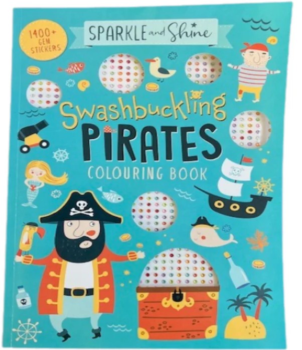Sparkle and Shine Swashbuckling Pirates Colouring Book