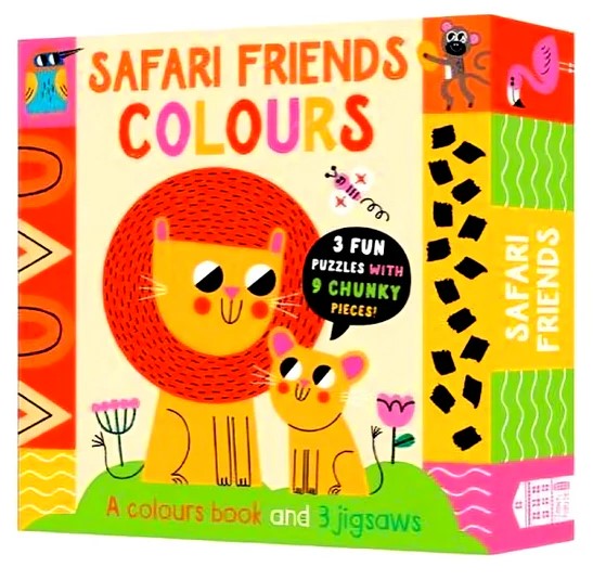 Puzzle Play Safari Friends Colours