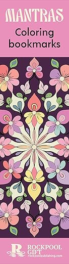Mantras Coloring Bookmarks