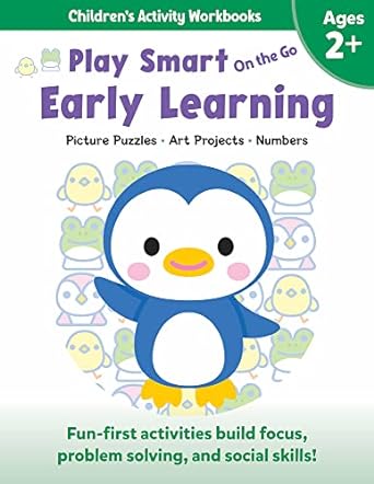 Play Smart on the Go Early Learning Ages 2+ - Picture Puzzles, Art Projects, Numbers