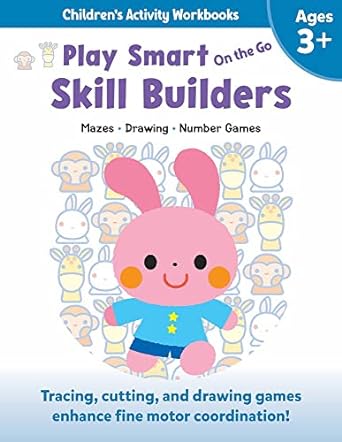 Play Smart on the Go Skill Builders 3+ - Mazes, Drawing, Number Games