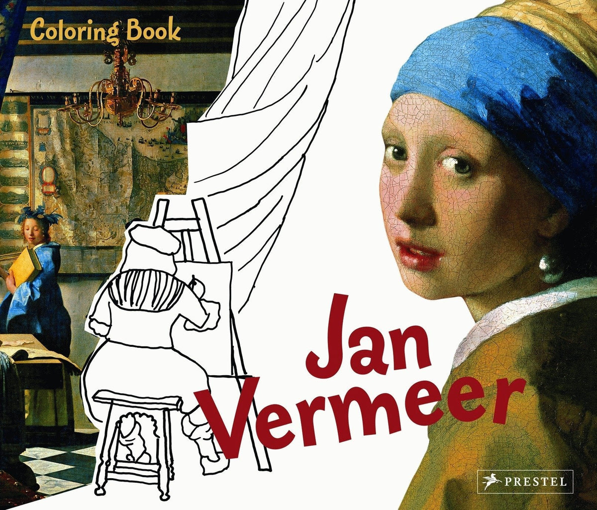 Coloring Book Jan Vermeer (Coloring Books)