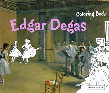 Edgar Degas - Coloring Book