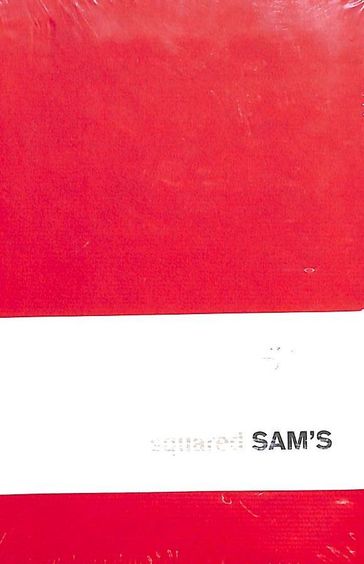 Sams Notebook RED 10x15cm SQUARED