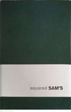 SamS 10X15 Squared Green Notebook