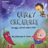 Quirky Creatures, an egg, a fruit  and a star.