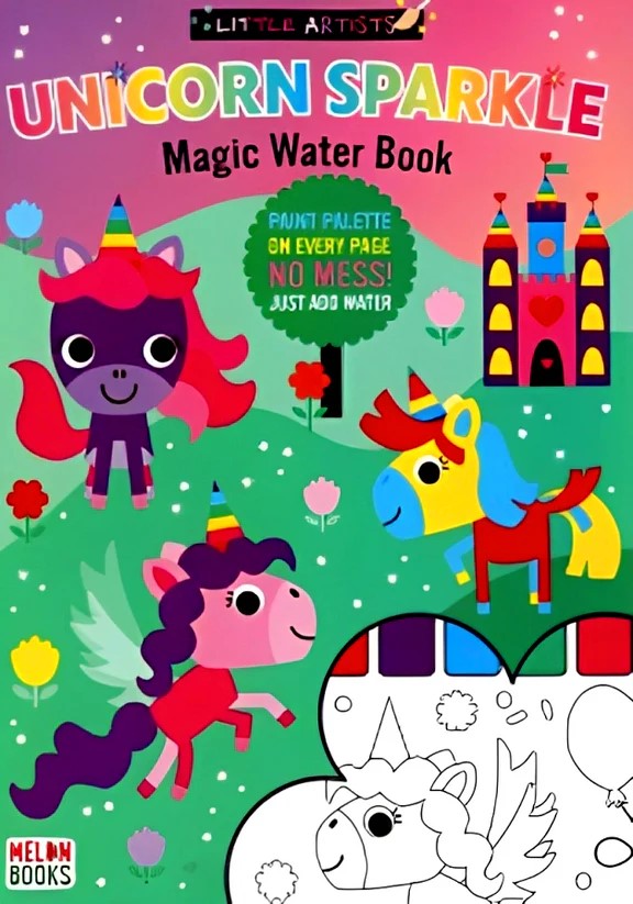 Magic Water Book Unicorn Sparkle