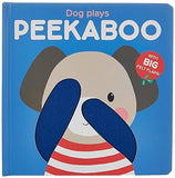 DOG PLAYS PEEKABOO