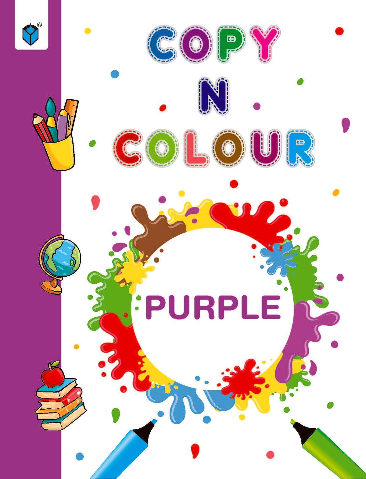 Copy And Colour Book 5-Purple