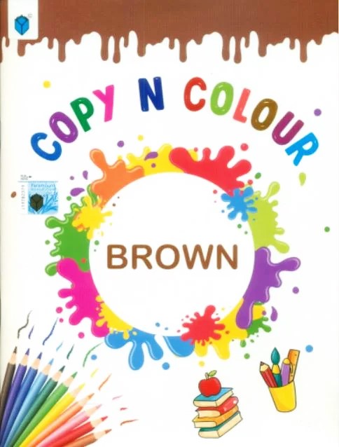 Copy And Colour Book 4-Brown