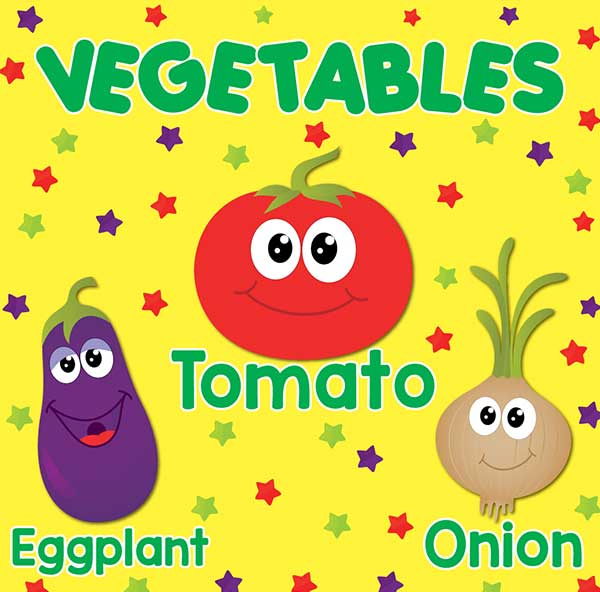 PARAMOUNT LITTLE HAND'S BOARD BOOK VEGETABLES