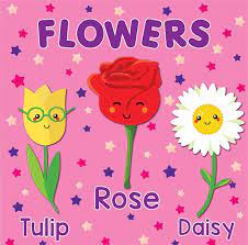 PARAMOUNT LITTLE HAND'S BOARD BOOK FLOWERS