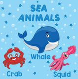 PARAMOUNT LITTLE HAND'S BOARD BOOK SEA ANIMALS