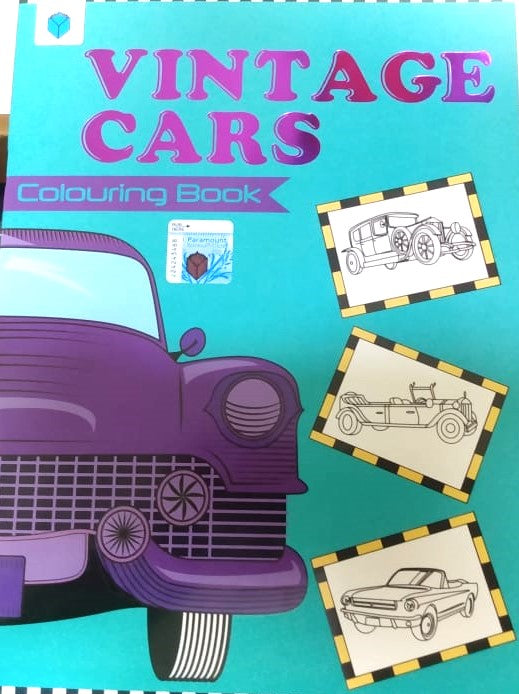 Vintage Cars Colouring Book
