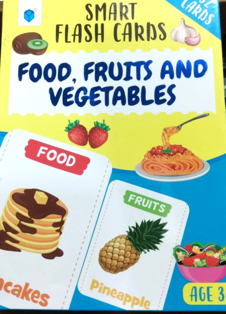 Smart Flash Cards- Food, Fruits and Vegetables