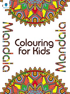 MANDALA COLORING FOR KIDS BOOK 4 BROWN  - (PB)