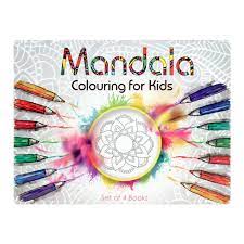 Mandala Colouring for Kids Set of 4 Books
