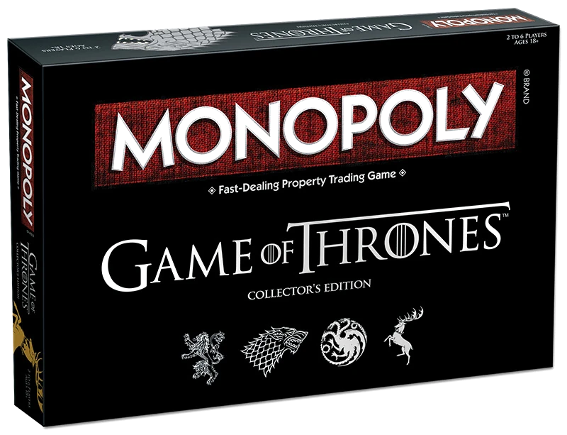 Monopoly Black Game Of Thrones