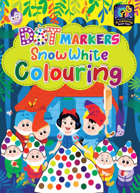 Dot Marker Colouring Snow White