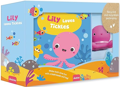 My First Bath Book and Toy: Lily Loves Tickles