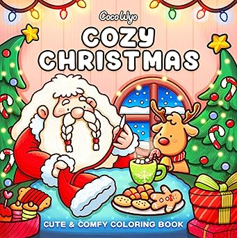 Cozy Christmas - Coloring Book for Adults and Kids