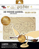 Golden Snitch 3D Wood Model and Book
