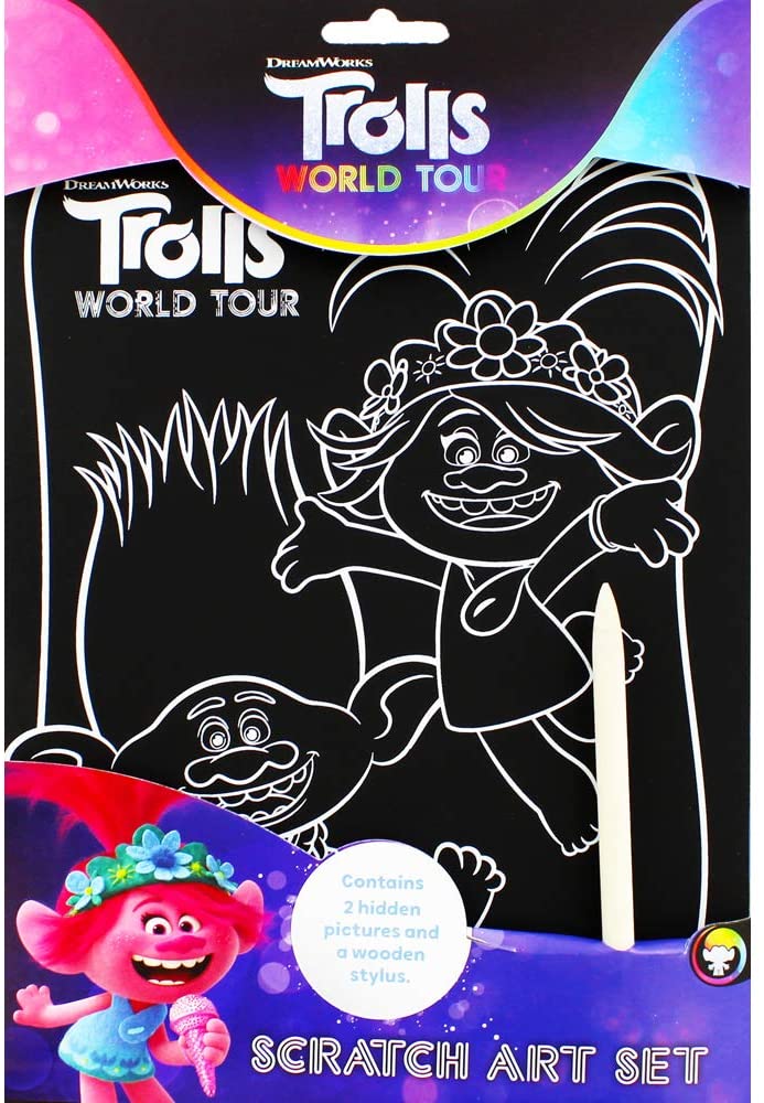 Alligator Products Trolls Scratch Art Set