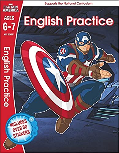 Captain America: English Practice, Marvel Learning - Paperback