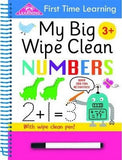 First Time Learning: My Big Wipe Clean- Numbers - Paperback