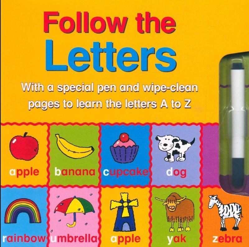 Follow The Letters - Board Book