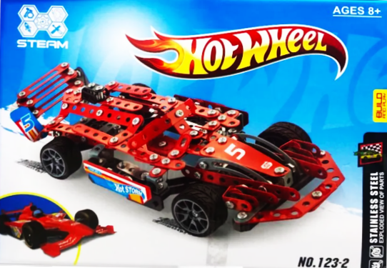 HOTWHEEL MECHANO SET 123 2