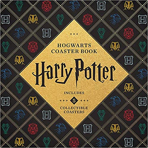 Harry Potter Hogwarts Coaster Book: Gryffindor, Ravenclaw, Hufflepuff, Slytherin