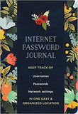 Internet Password Journal - Modern Floral (Logbooks) - (Diary)