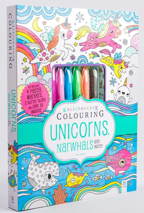 Kaleidoscope Colouring Unicorns Narwhals and More