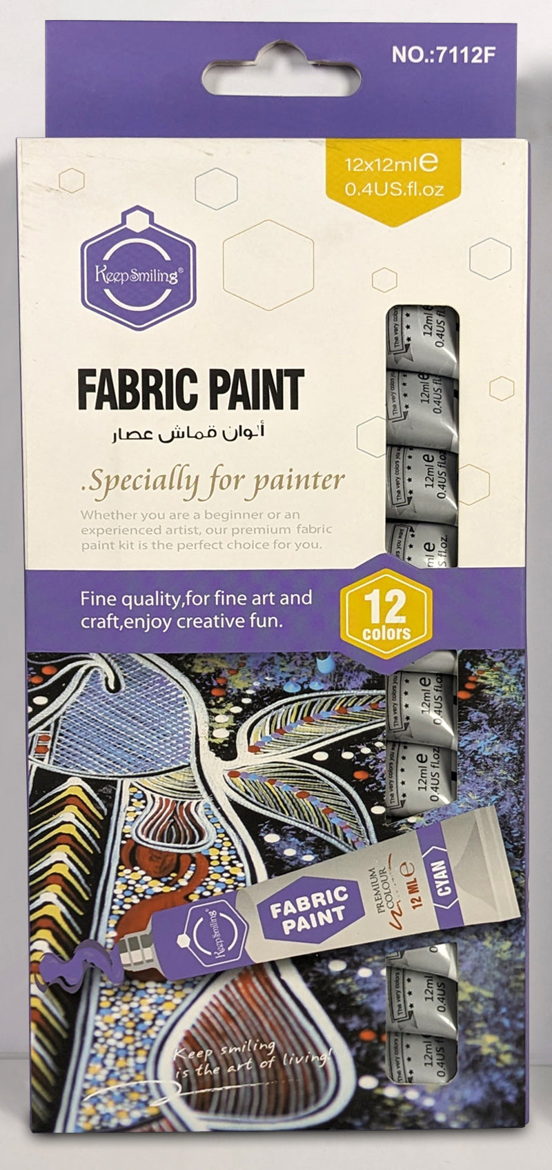 Keep Smilling FABRIC COLOR 7112F