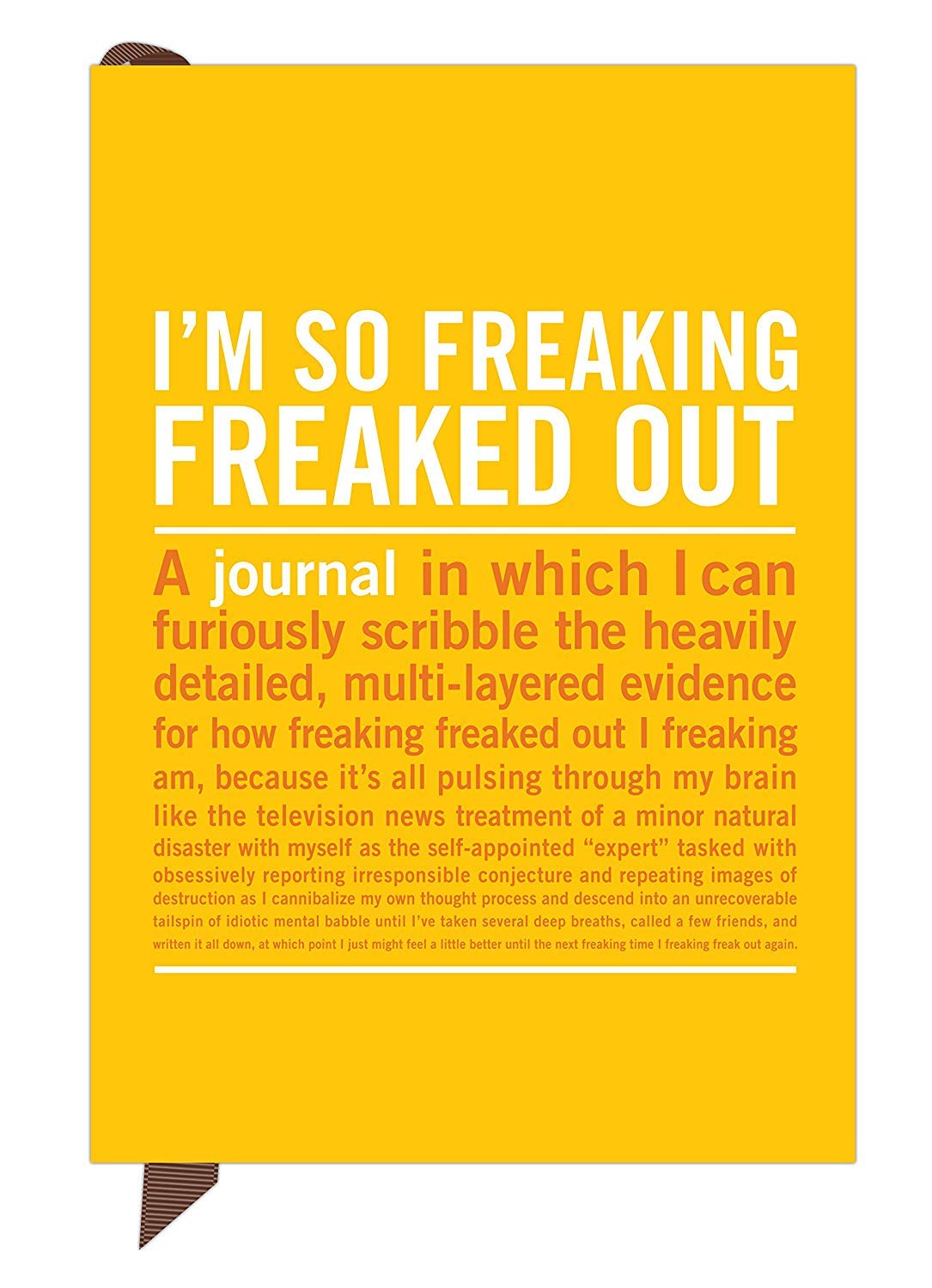 Knock Knock I'm So Freaking Freaked Out Inner-Truth Journal  - Paperback