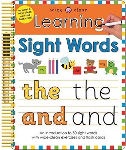 Learning Sight Words : Wipe Clean Spirals