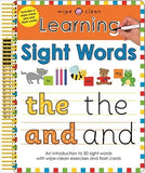 Learning Sight Words : Wipe Clean Spirals
